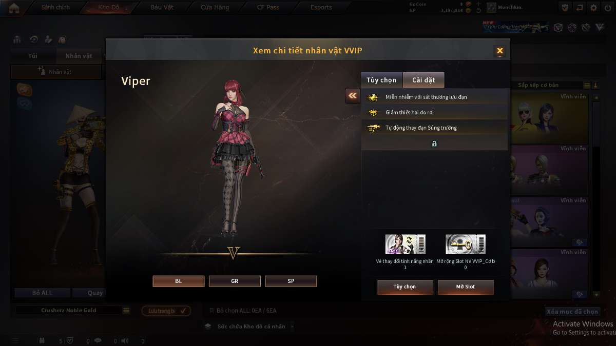 shop acc cf uy tin gia re